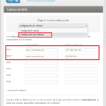 Apuntar dominio Nominalia a otro hosting